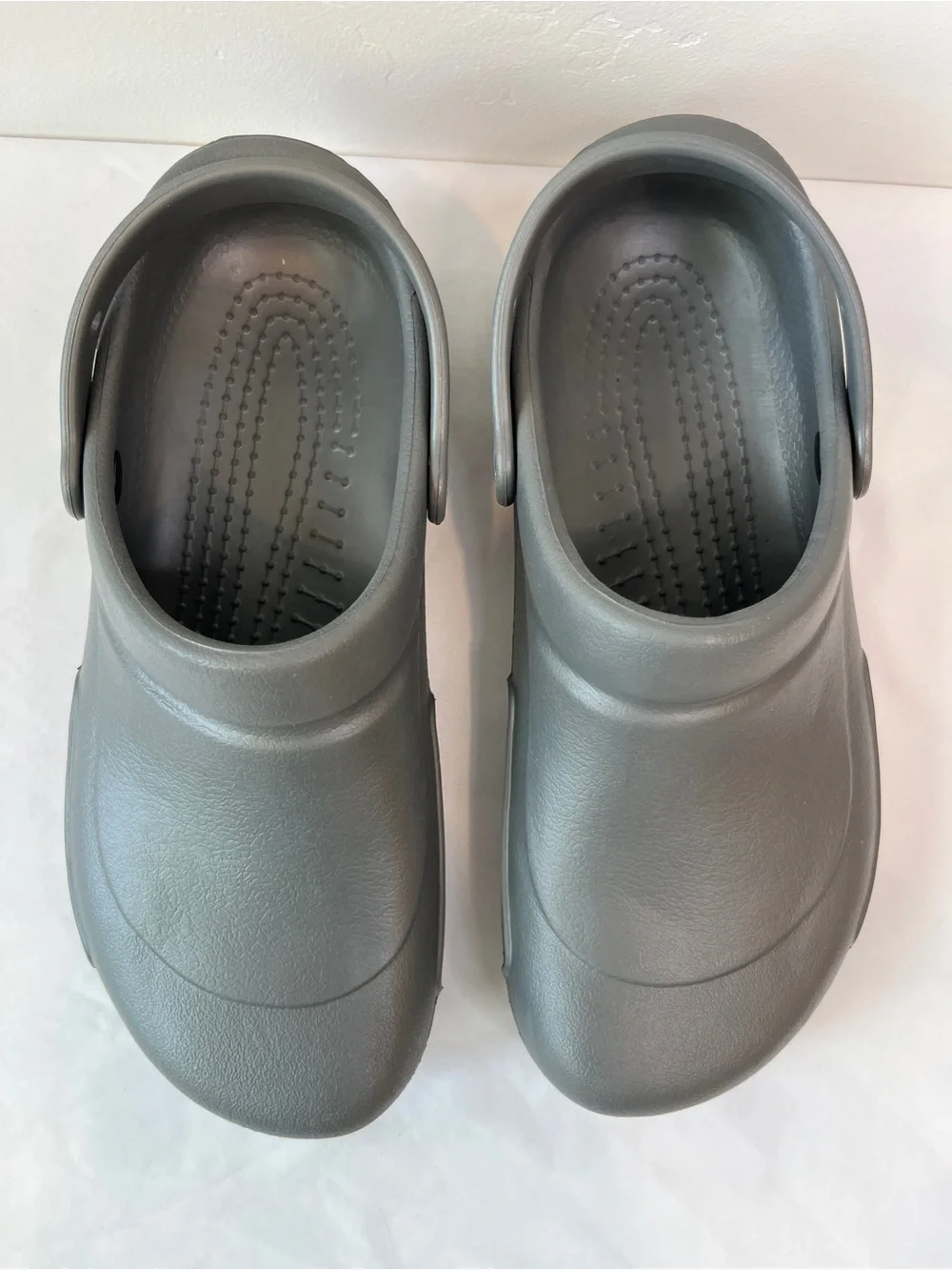 Crocs Bistro Work Clogs Charcoal Dark Gray Slip Resistant Mens M9 W11 10075